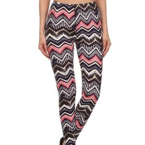 Chevron Print Legging